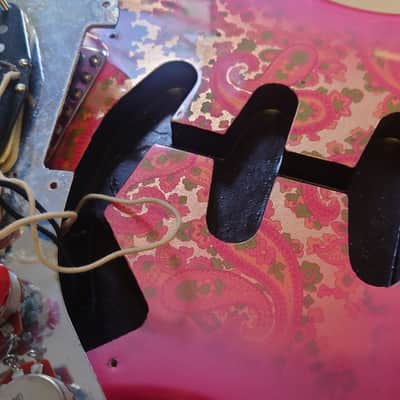 Fender Paisley Stratocaster 72 Made.in Japan 1995 - Pink Paisley image 20