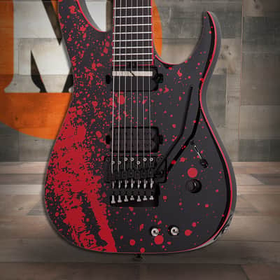 Schecter Sullivan King Banshee-7 FR-S - Obsidian Blood (2485) image 1