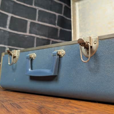 Rogers Vintage Blue Snare Drum Case + Rogers 4843 Mallets w/ Cover 1956–1965 image 8