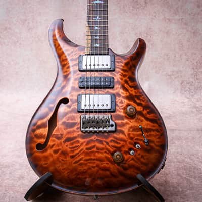 PRS USA Paul Reed Smith Wood Library Special 22 Semi Hollow 10-Top "Copperhead Burst" (2024) image 4