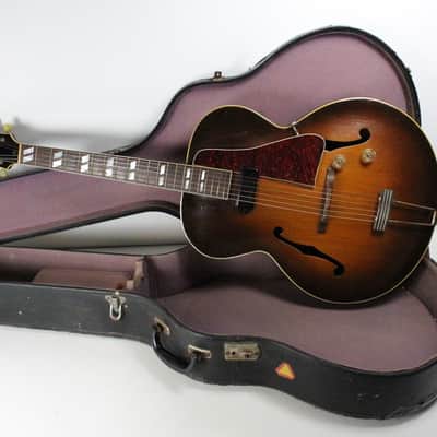 1946 Vintage Gibson ES-300 Sunburst ~CLEAN~ Post War WW2 Era USA Archtop Guitar 1940s +OHSC