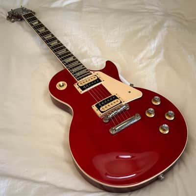 2021 Gibson Les Paul Classic - Translucent Cherry - Free Pro Setup image 14