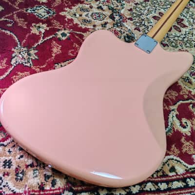 2021 Fender Japan Hybrid II Jazzmaster Flamingo Pink, 75th Anniversary Logo, MIJ JD21 image 16