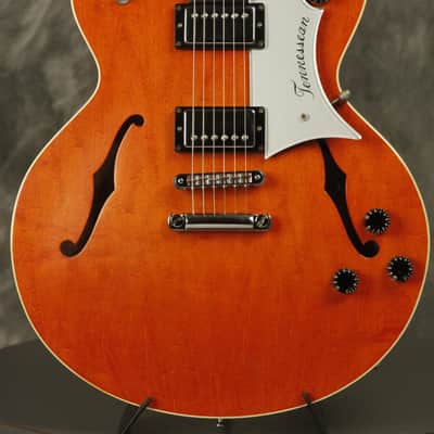 RARE 1990 Gibson Chet Atkins Tennessean Sunrise Orange stamped PROTOTYPE image 1