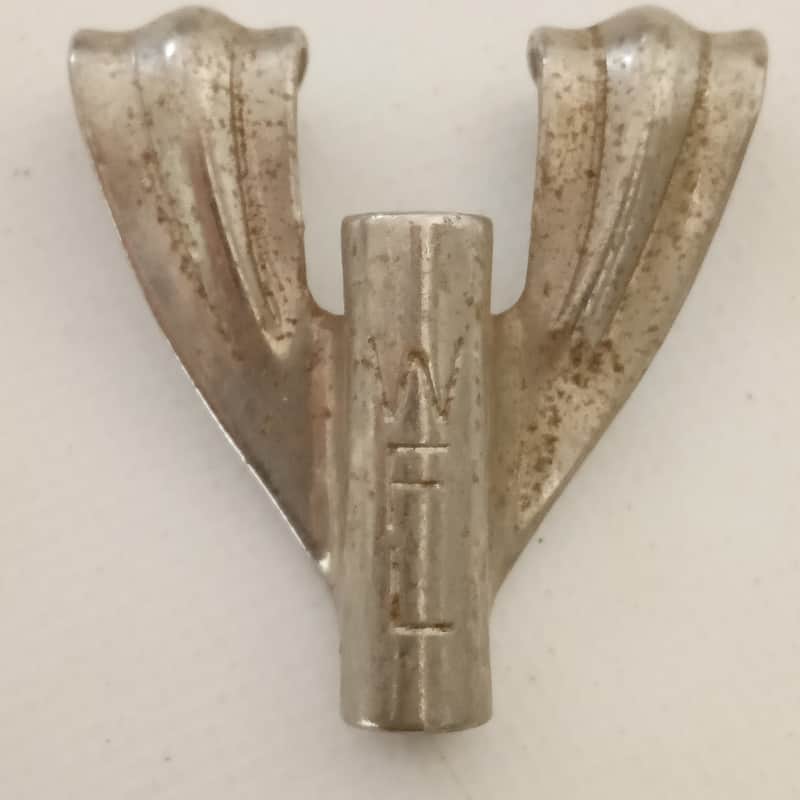 WFL-Stamped 1+Tension-Rod-Claw Nickel Marching Bass/Tom/Snare Drum Ludwig USA50s image 1