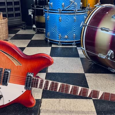 Rickenbacker 360 Semi-Hollowbody Electric Guitar 1965 - Fire Glo image 5