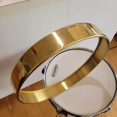 Pearl Free Floating Brass Shell Snare Drum B914-P 1983-1991 (1st Generation) image 14