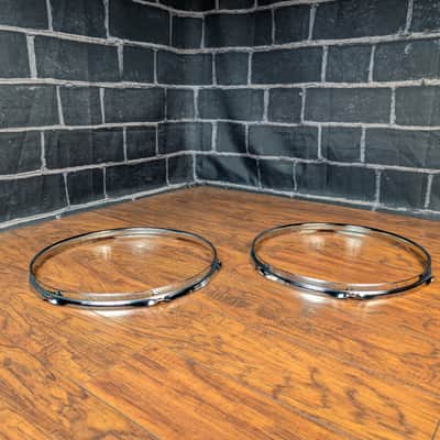 Yamaha Stage Custom 14" Triple‑Flanged Hoops – 6‑Lug (Set of 2) – OEM Chrome Drum Hoops – Player‑Grade image 4