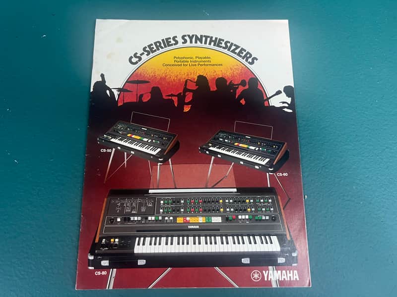 Yamaha CS-50 CS-60 CS-80 Literature Original
