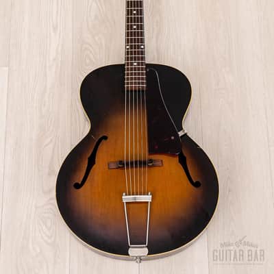 1954 Gibson L-48 Vintage Archtop Acoustic Guitar w/ K&K Pickup, Case image 2
