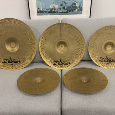 Zildjian L80 Low Volume Cymbals: 20" ride, 18" crash/ride, 16" crash, 14" hihats image 2