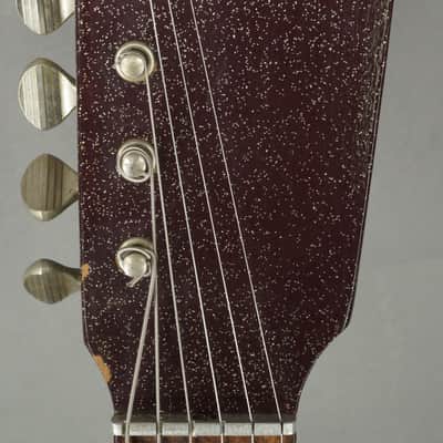 Silvertone 1457 guitar w case amp1960s - Red Sparkle image 10