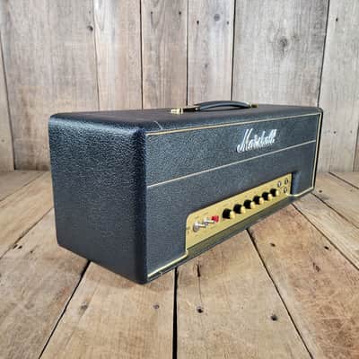 Marshall 2018 Model 2245 JTM45 MKII Reissue Head w/ Studio Slips Cover, Near Mint - Black image 3