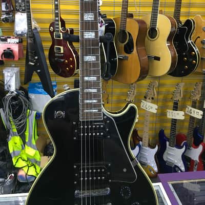 SVK Les Paul Style Guitar - Black image 3