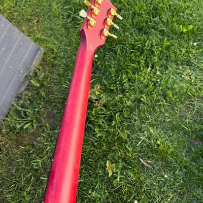 Gibson Les Paul Junior LPJ EMG upgrade gloss headstock upgrade left handed lefty image 9