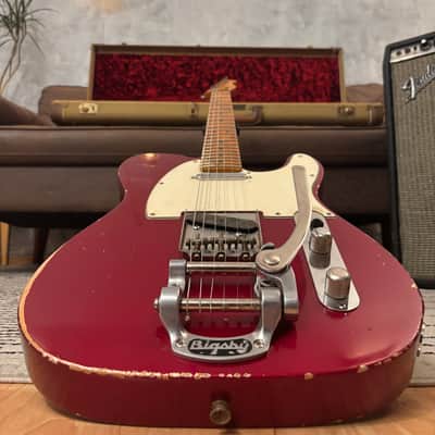 Fender Telecaster 1961 GLAS Custom Relic 8lb With G&G Custom Relic Tweed image 1