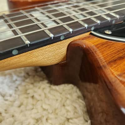 Loaded Fender Warmoth Telecaster tele body Esquire Nashville HSS roasted swamp ash walnut finish tune-o-matic image 17