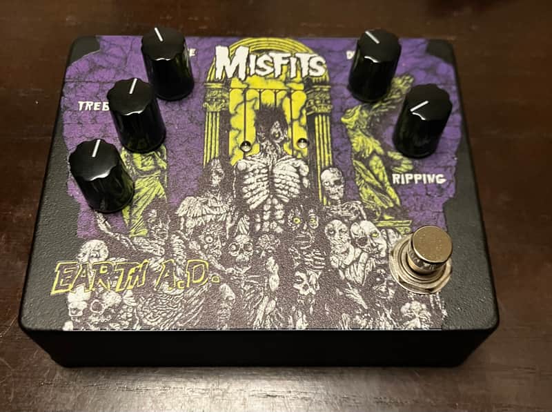 KHDK Misfits "Earth A.D." 40th Anniversary Pedal - Mint w/ Signed COA, Serial #53 / Shipped from Japan image 1