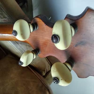 SS Stewart Orchestra Model Carved Scroll 5St Banjo 1890 image 16