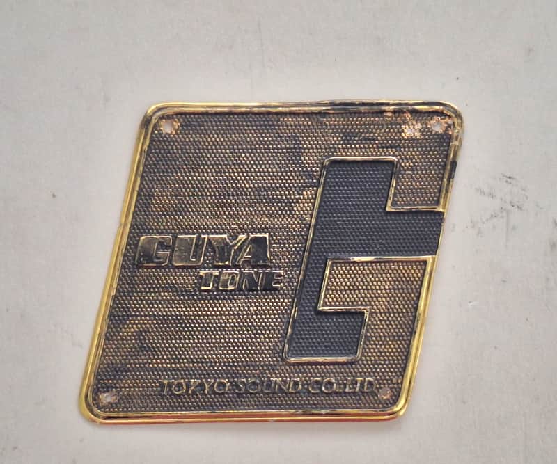 Original 1960's Guyatone Amp and Hardshell Case Badge Logo MIJ image 1
