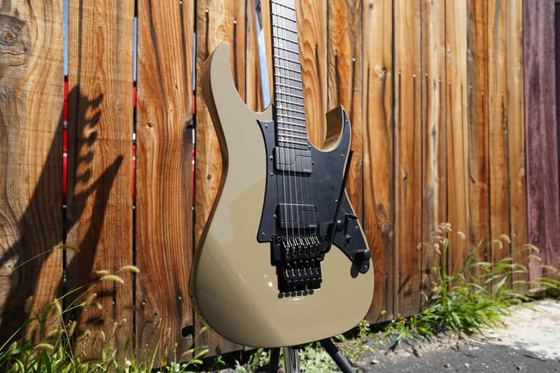 IBANEZ Prestige RGR5130 KM Khaki Metallic 6-String Electric Guitar w/ Hardshell Case image 1