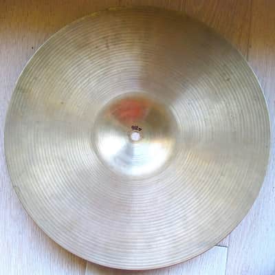 14" Zildjian Paper-Thin Large-Stamp Hihat Cymbal - Vintage 1960s image 6
