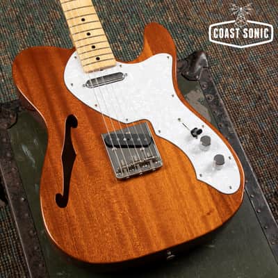 2019 Fender Thinline '69 reissue Telecaster Mahogany Made in Japan image 6