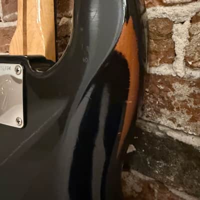 Fender Jazz Bass 1973 - Black over Mocca image 9