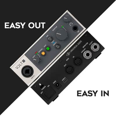 Universal Audio VOLT-1 USB Audio Interface with Headphones, Boom Arm Bundle image 4