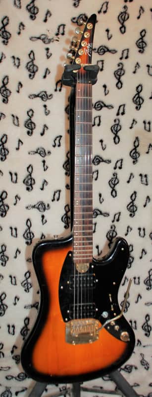 Fury Custom Bandit Electric Guitar w/Tremolo & Gold Hardware, signed by Glenn McDougall image 1
