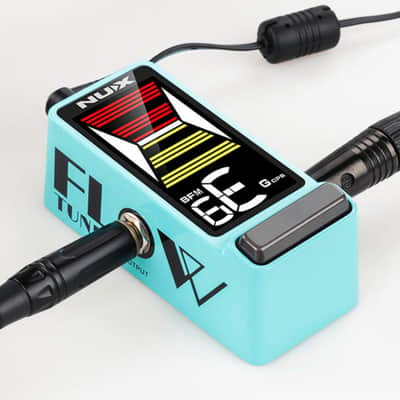 NuX NTU-3 MkII Pedal Tuner 2023 - Sky Blue. New! image 2