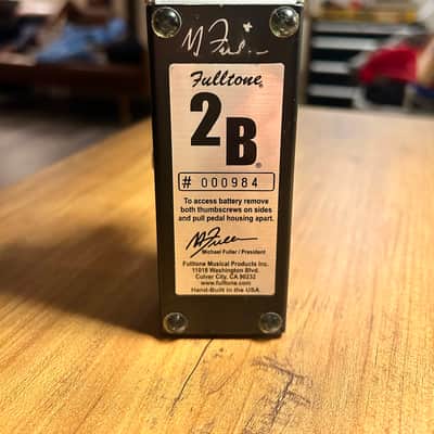 Fulltone 2B Boost with Limiter 2015 - Silver image 1