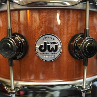 DW 14x6.5 Collector's Series Exotic Snare Drum Sapele - Used image 3