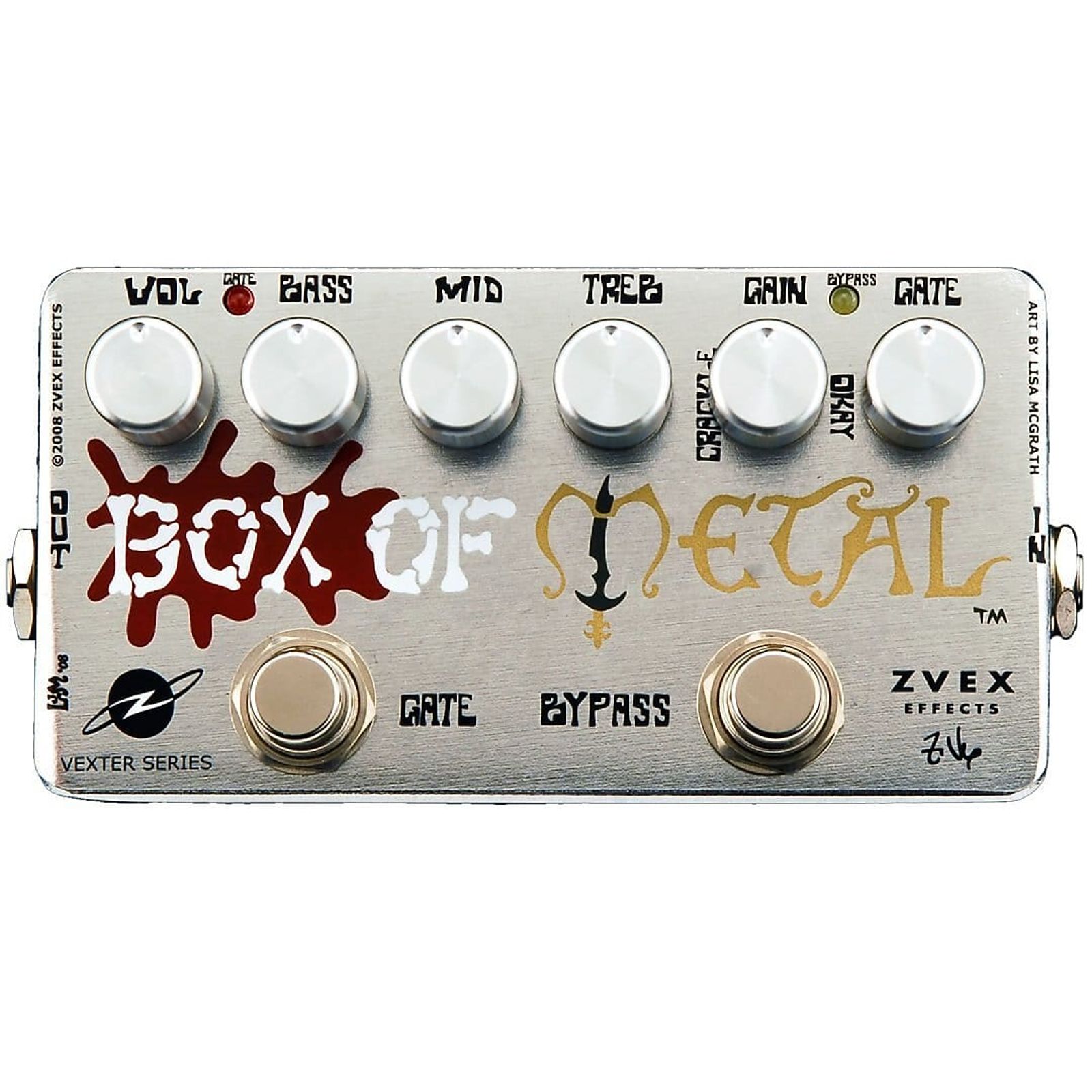 Zvex Box of Metal Vexter High-Gain Distortion Pedal | Reverb