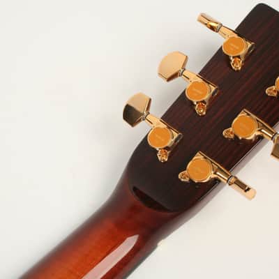 Jewitt Acoustic Guitars OM-MPL/SB New Sunburst Engelmann Top Maple Back/Sides image 5