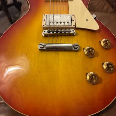 Gibson Custom Shop Les Paul Standard 58 VOS 2017 - Plain top cherry sunburst image 5
