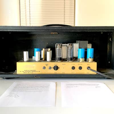 Marshall JMP Model 1987 50-Watt Head (1972) — Ex-Yngwie Malmsteen / Dave Sabo — Harry Kolbe Mod — Fully Documented Provenance image 11