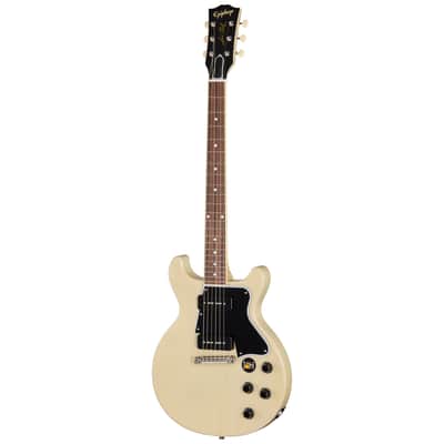 Epiphone Inspired by Gibson Custom 1960 Les Paul Special Double Cut Reissue TV White w/case image 2