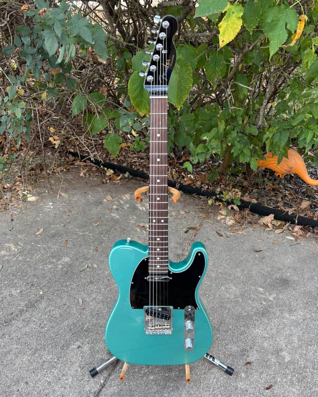 USA Fender Mod Shop Telecaster - Mystic Sea Foam Green - 2024, extra pickup