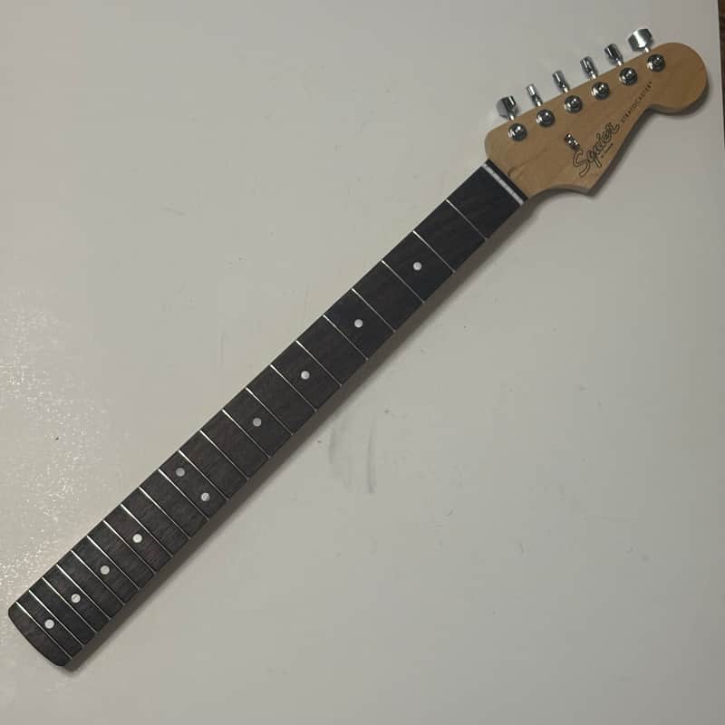 Fender Squier Stratocaster neck loaded maple rosewood neck tuners image 1