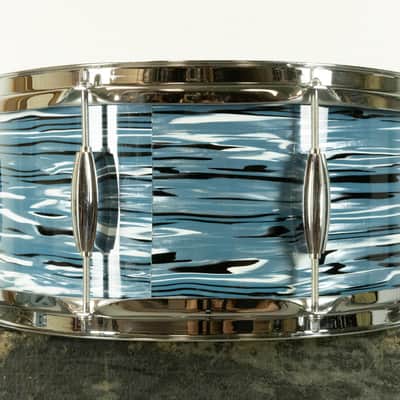 C&C Drum Co 6x14 "Bowling Ball" Mahogany Poplar Mahogany Snare Drum image 5