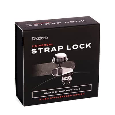 D'Addario Universal Strap Lock System; black image 2