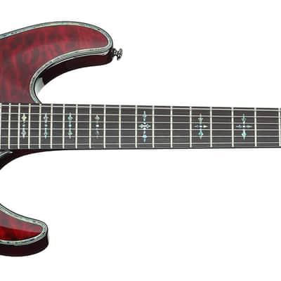 Schecter Hellraiser C-1 Electric Guitar Black Cherry image 2
