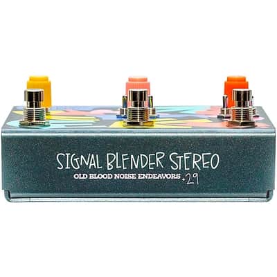 Old Blood Noise Endeavors  Signal Blender Stereo switching effects pedal   MULTI-COLOR image 2