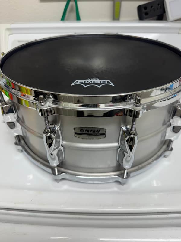 Yamaha RAS-1465 Recording Custom 6.5x14" Aluminum Snare Drum 2016 - Present - Silver/Chrome image 1