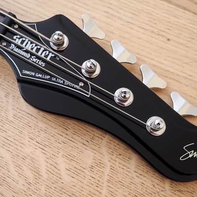Schecter Simon Gallup Signature Ultra Spitfire Bass Black, the Cure image 4
