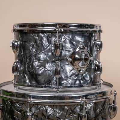 1970s Slingerland "New Rock" Black Diamond Pearl Drum Set image 20