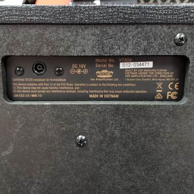 Vox VT40X 40-Watt 1x10 Digital Modeling Guitar Amp Real 12ax7 Tone image 6