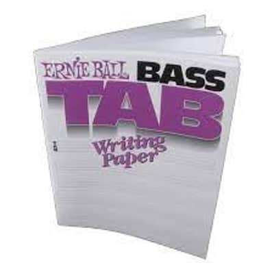 Ernie Ball Bass Tab Writing Paper image 2