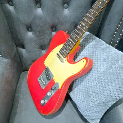 T-Style Nitro Telecaster Partscaster, Vintage-Style Build 2026 - Dakota Red Relic image 3